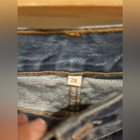 Levi’s HIGH RISE DECONSTRUCTED BUTTON FLY SKIRT - Picture 4 of 6